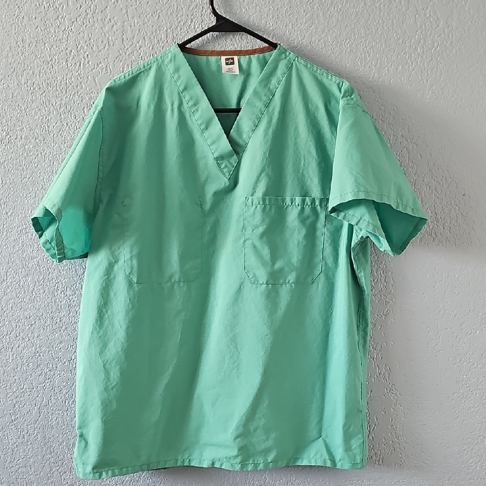 Unisex Medline OR Green Scrub Top